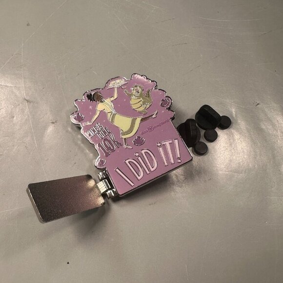 Disney Tiana Louis 2024 Trading Pin Wine Dine 10K Half Marathon Princess Badge - Picture 2 of 8